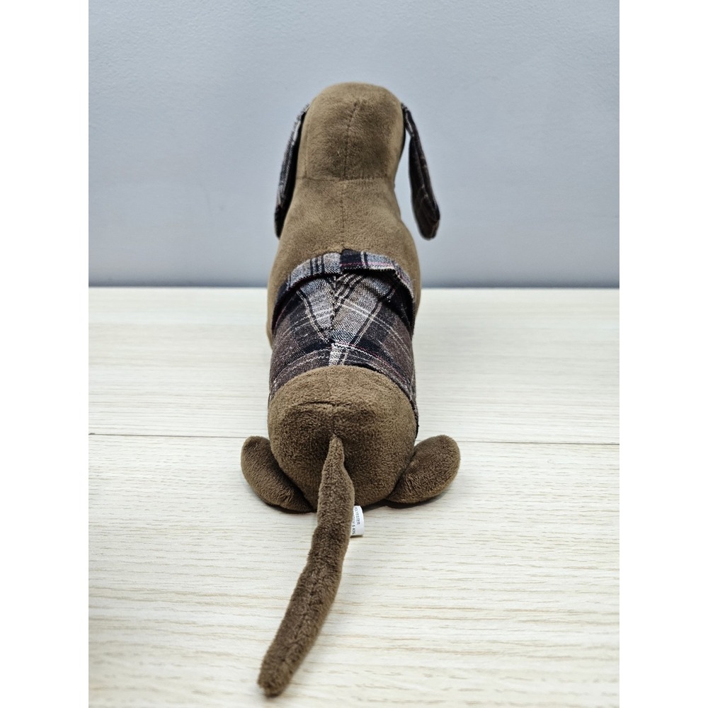Pier 1 Doorstop Brown Faux Leather Dog 12" Weighted Vintage Door Stop - Picture 5 of 6